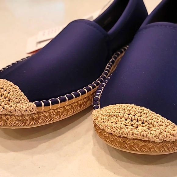 Sea Star Beachwear Shoes - NWT Sea Star Beachcomber Espadrille Womens 9 Navy Blue Quick-Dry Neoprene  Shoes